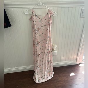 Billabong x The Salty Blonde Light Pink Floral Maxi Dress